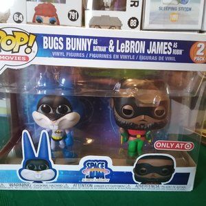 Space Jam Bugs Bunny and Le Bron James funko 2pack